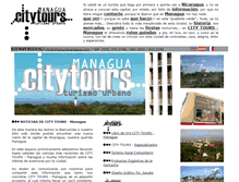 Tablet Screenshot of citytoursmanagua.com